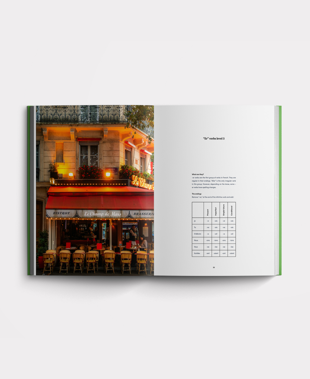 Additional view of the Structured French course book