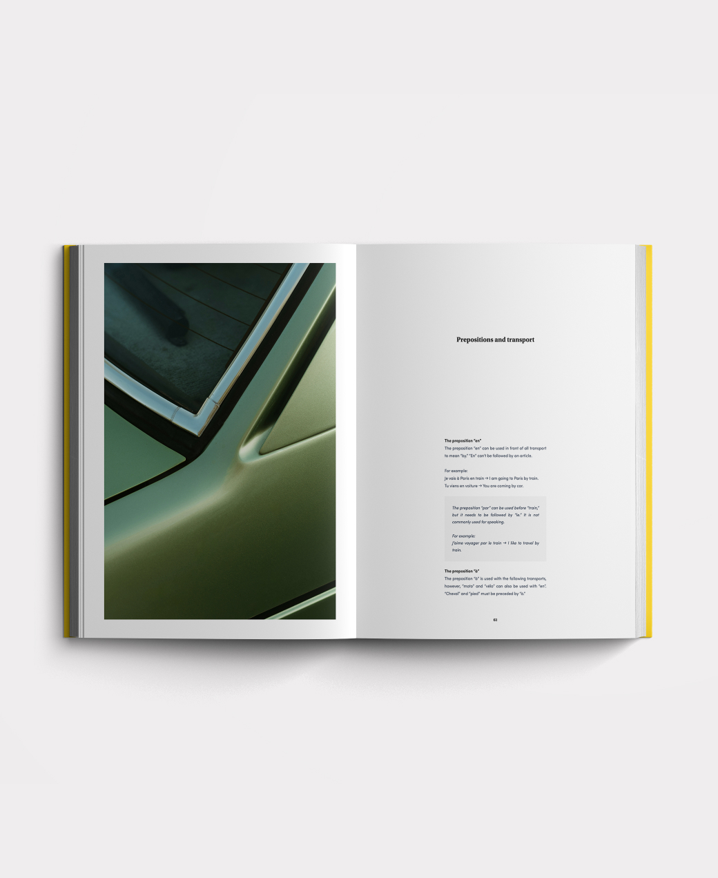 Additional view of the Structured French course book