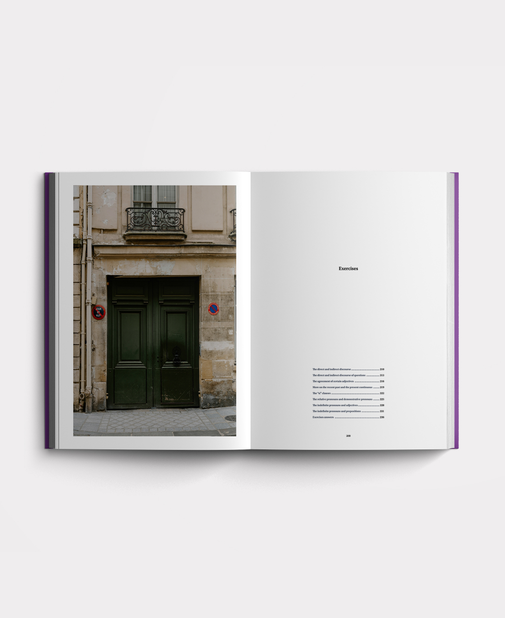 Inside the Structured French course book